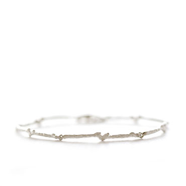 Bracelet in silver with branches