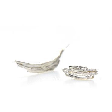 silver earrings - Wim Meeussen Antwerp