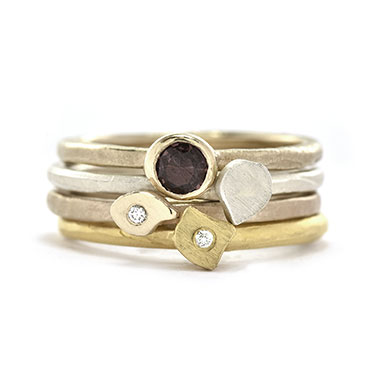 Combination of stackable rings