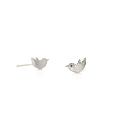 Children earrings in silver - Birdie