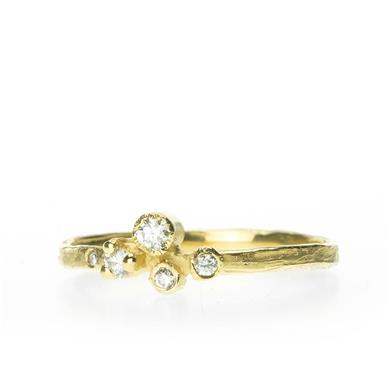 Festive ring with diamonds - Wim Meeussen Antwerp