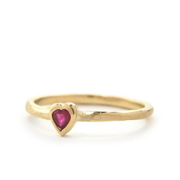 Unique model with ruby heart