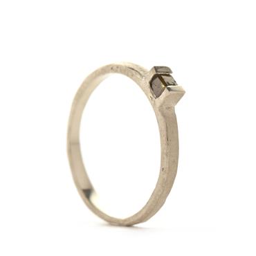 Unique ring with rough diamond - Wim Meeussen Antwerp