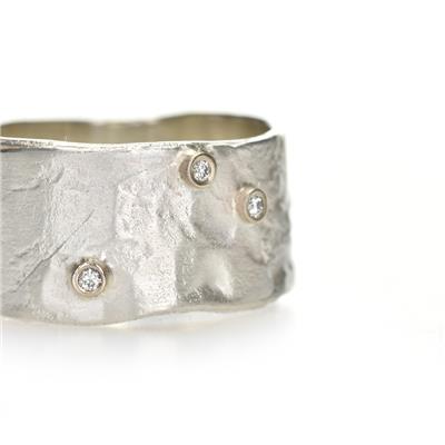 Damesring TR D ZR035 met 3x0,01ct diamanten