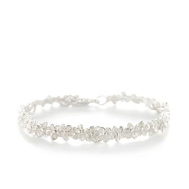 Bracelet en argent avec des fleurs - Wim Meeussen Anvers