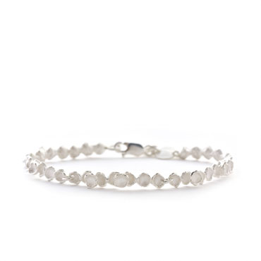 bracelet en argent petits coupes - Wim Meeussen Anvers