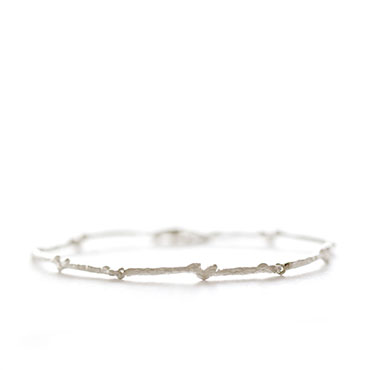 Bracelet en argent avec des branches