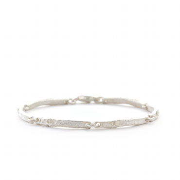 fijne armband in zilver