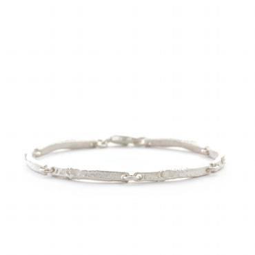 smal bracelet in silver - Wim Meeussen Antwerp