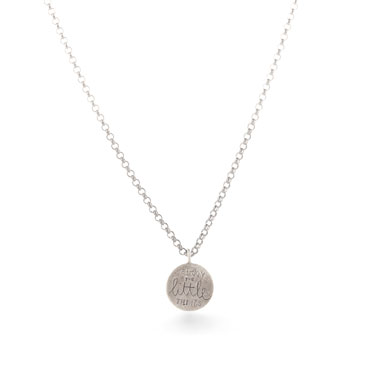 Enjoy the little things pendentif - Wim Meeussen Anvers