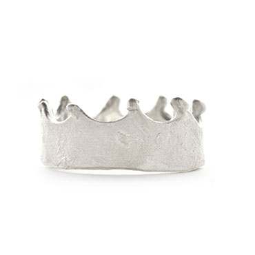 bague Couronne en argent - Wim Meeussen Anvers