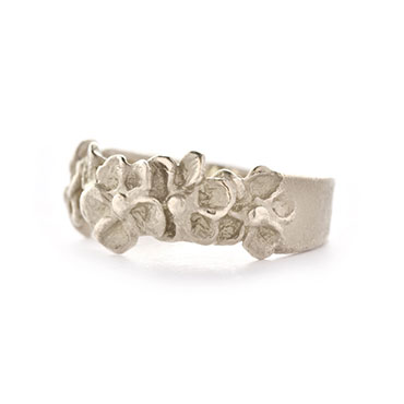 Bague avec fleurs - Wim Meeussen Anvers