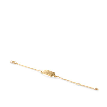 Baby/Child bracelet raised surface in gold
