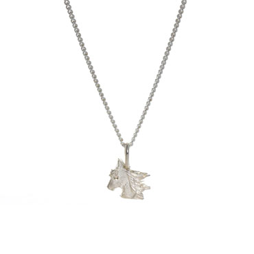 Children pendant in silver - Horse