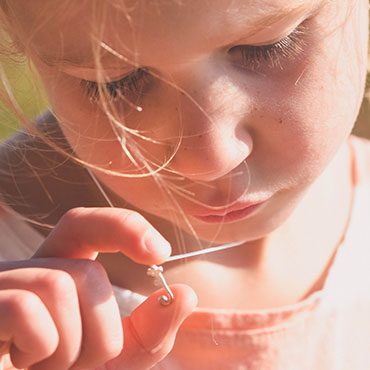 Pendentif en argent enfants - Singe - Wim Meeussen Anvers