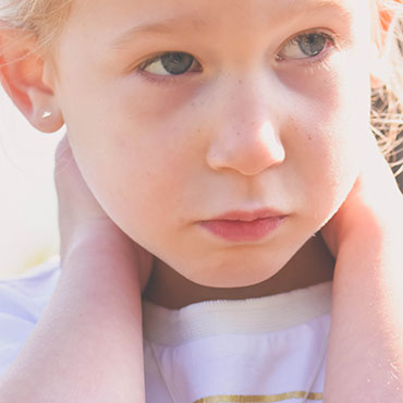 Children earrings in silver - Cloud - Wim Meeussen Antwerp