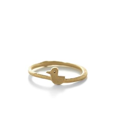 Children jewelry ring duck