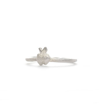 Bague d'enfant en argent - Apple