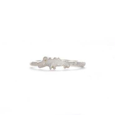 Bague d'enfant en argent - Crocodile