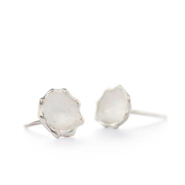 Silver earrings - Wim Meeussen Antwerp