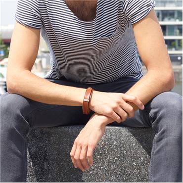 Bracelet en cuir - Wim Meeussen Anvers