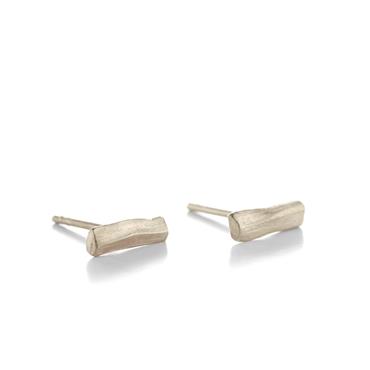 Earrings in white gold