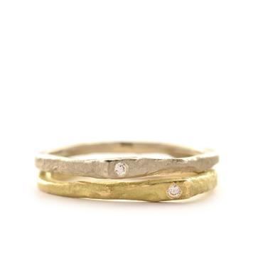 Fine rings with diamonds - Wim Meeussen Antwerp