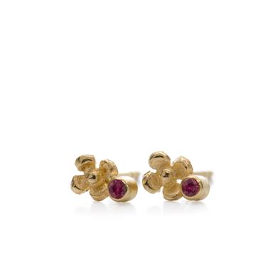 Boucles d'oreilles fleur - Wim Meeussen Anvers