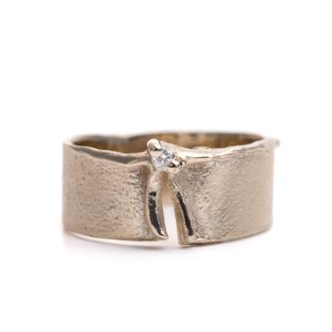 Ring in goud met diamant