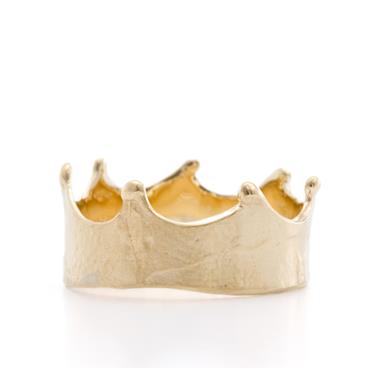 Bague en or couronne - Wim Meeussen Anvers