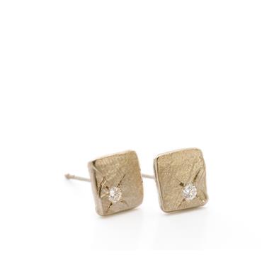 Earrings in white gold - Wim Meeussen Antwerp