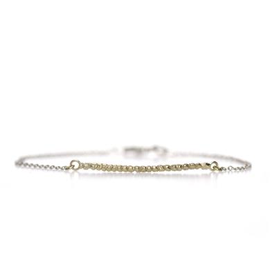 White golden bracelet