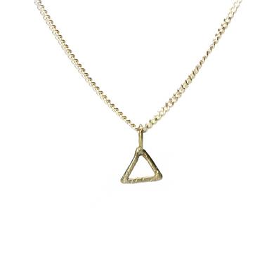 Small pendant in triangle shape - Wim Meeussen Antwerp