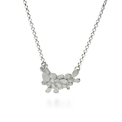 silver necklace with refined spacer - Wim Meeussen Antwerp