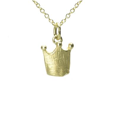 Gouden kroon hanger