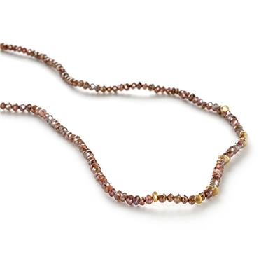 Collier de diamants avec or jaune