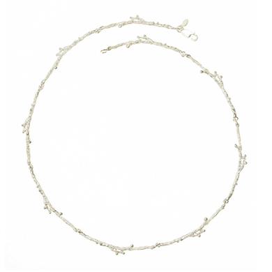 necklace made of silver twigs - Wim Meeussen Antwerp