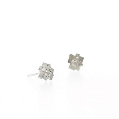 Boucles d'oreilles en argent - Wim Meeussen Anvers