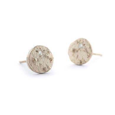 Boucles d'oreilles en or blanc