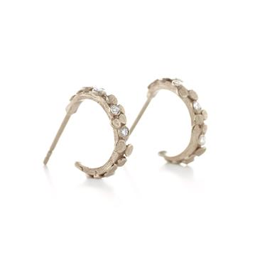 Boucles d'oreilles créoles tranches