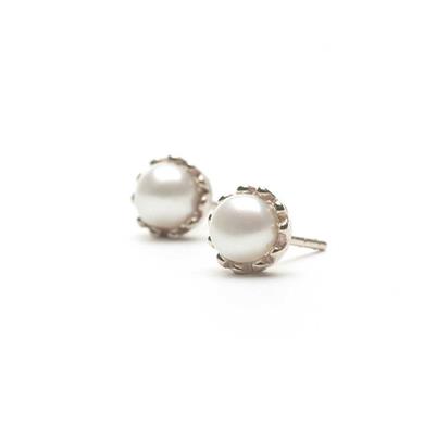 Boucles d'oreilles avec perle