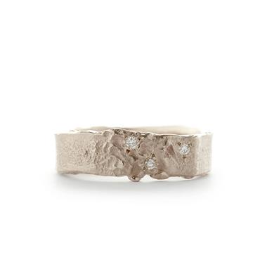 Bague avec des diamants fins - Wim Meeussen Anvers