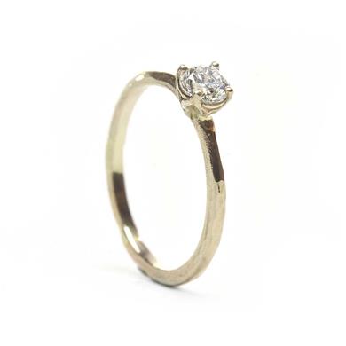 Traditionele ring met lab-grown diamant - Wim Meeussen Antwerpen