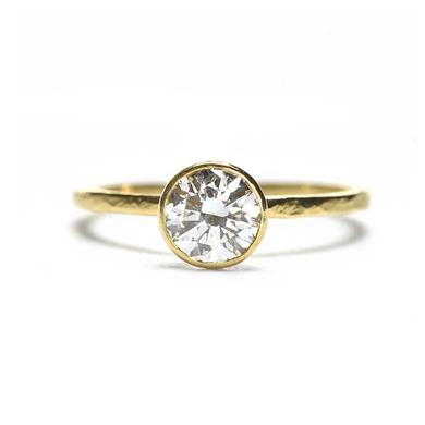 Solitaire ring with lab-grown diamond - Wim Meeussen Antwerp