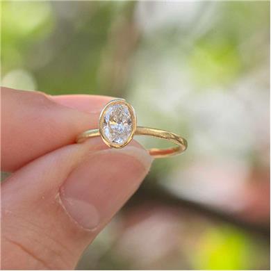 Verlovingsring met duurzame lab-grown diamant - Wim Meeussen Antwerpen