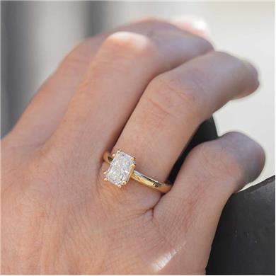 Elegant ring with lab-grown diamond - Wim Meeussen Antwerp