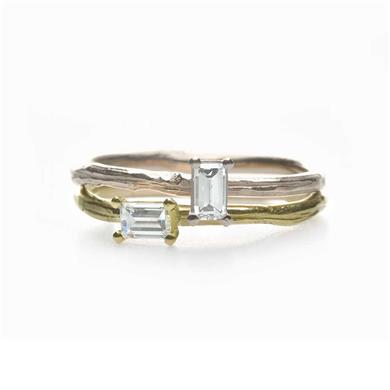 Bague fines avec des diamants - Wim Meeussen Anvers