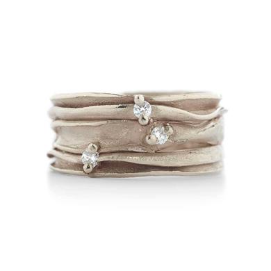 White golden ring