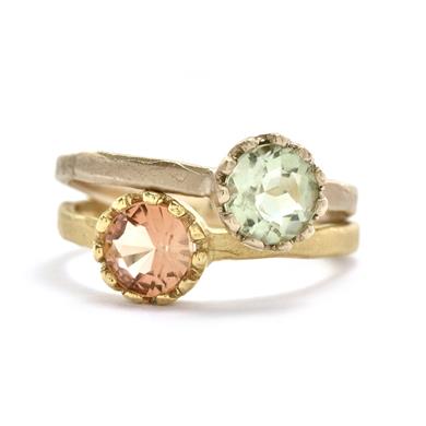 Colorful ring with tourmaline - Wim Meeussen Antwerp