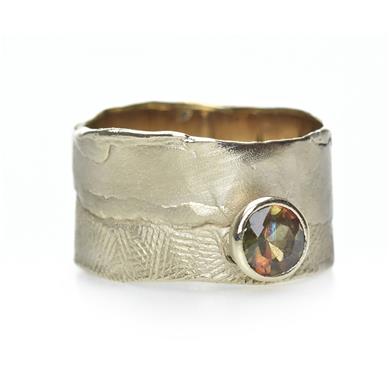 Ring in gold with tourmaline - Wim Meeussen Antwerp